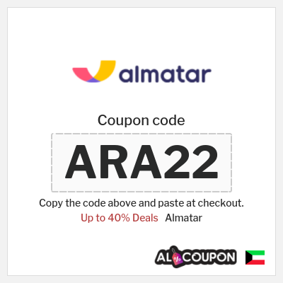 Coupon for Almatar (ARA22) Up to 40% Deals