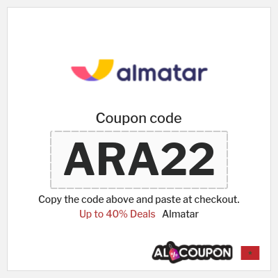 Coupon for Almatar (ARA22) Up to 40% Deals