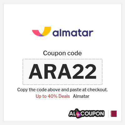 Coupon for Almatar (ARA22) Up to 40% Deals