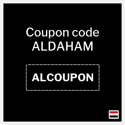 Coupon discount code for ALDAHAM 5% Verified Discount Codes