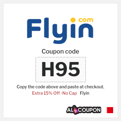 Coupon for Flyin (H95) Extra 15% Off -No Cap