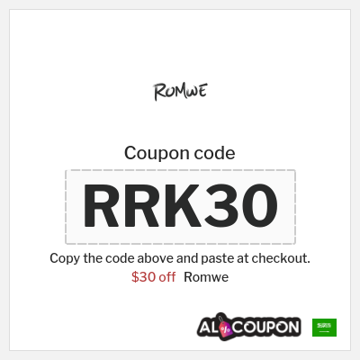 Coupon discount code for Romwe