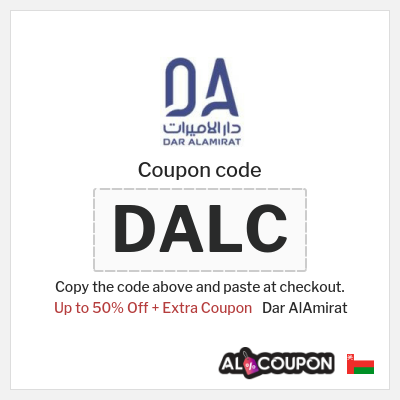 Coupon discount code for Dar AlAmirat Verified Promo Codes