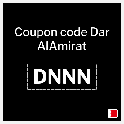 Dar AlAmirat Coupon (DNNN) Dar AlAmirat Coupon Code on All Items
