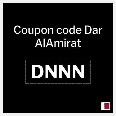 Dar AlAmirat Coupon (DNNN) Dar AlAmirat Coupon Code on All Items