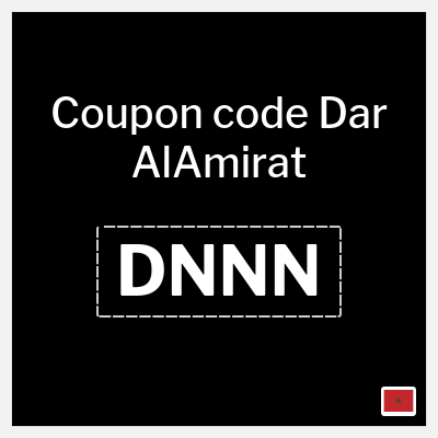 Dar AlAmirat Coupon (DNNN) Dar AlAmirat Coupon Code on All Items