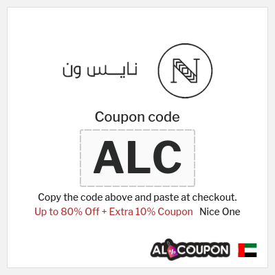 Coupon for Nice One (BCC) Up to 80% Off + Extra 10% Coupon