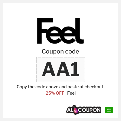 Coupon for Feel (AA1) 25% OFF