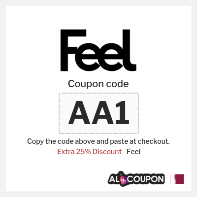 Coupon for Feel (AA1) Extra 25% Discount