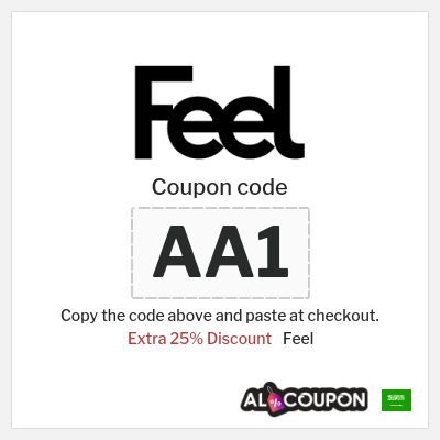 Coupon for Feel (AA1) Extra 25% Discount