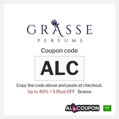 Coupon discount code for Grasse Up to 40% Discounts + Instant 5 SAR off