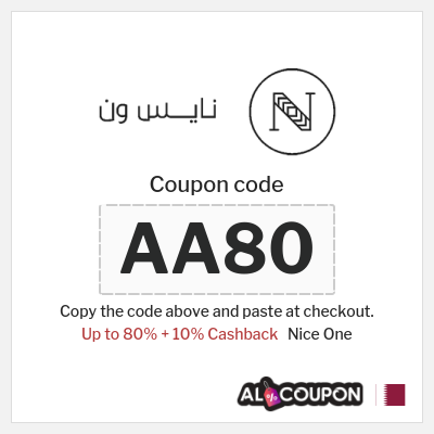 Coupon for Nice One (AA80) Up to 80% + 10% Cashback 