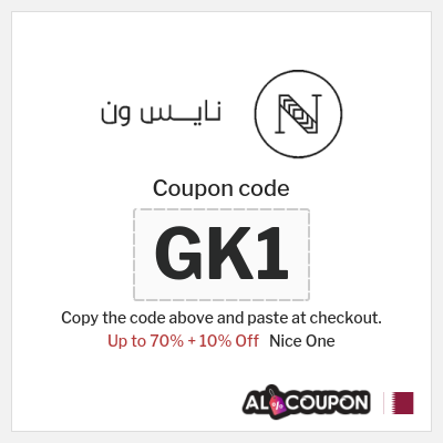 Coupon for Nice One (BCC) Up to 70% + 10% Off