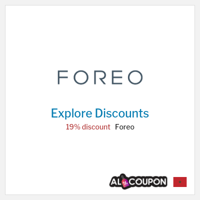 Sale for Foreo 19% discount