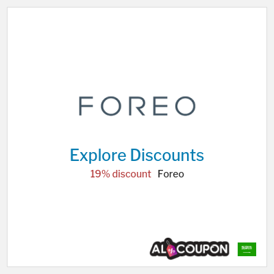 Sale for Foreo 19% discount