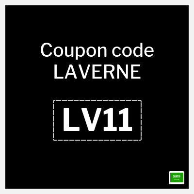 Coupon discount code for LAVERNE 5-10% Exclusive Coupon Codes