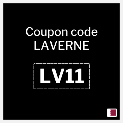Coupon for LAVERNE (LV11) 10% Off up to 48.5 QR