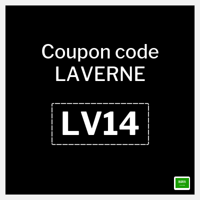 Coupon for LAVERNE (LV14) 5% off capped at 30 Saudi riyal