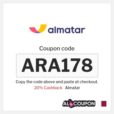 Coupon for Almatar (ARA178) 20% Cashback