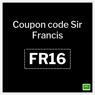 Coupon discount code for Sir Francis Verified 5% Coupon Codes