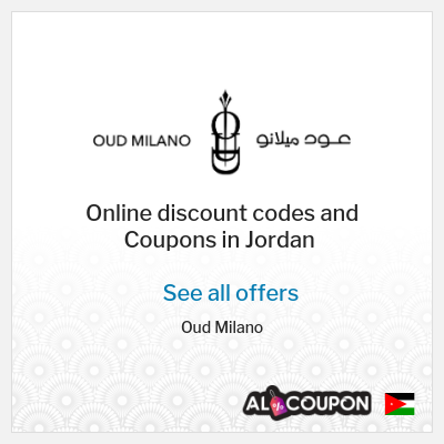 Coupon discount code for Oud Milano Discounts up to 50%