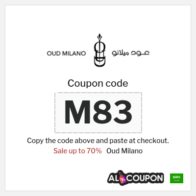Coupon discount code for Oud Milano Discounts up to 50%