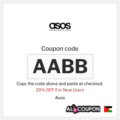 Coupon discount code for Asos 20% OFF