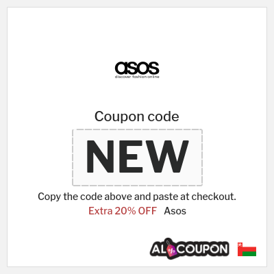 Coupon discount code for Asos 20% OFF