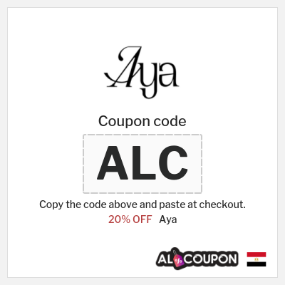 Coupon discount code for Aya Exclusive 20% Promo Codes