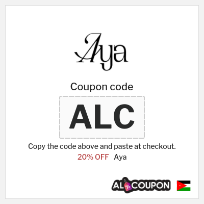 Coupon discount code for Aya Exclusive 20% Promo Codes