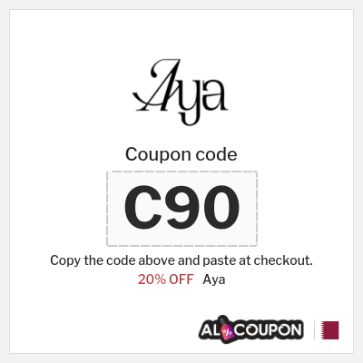 Coupon for Aya (C90) 20% OFF