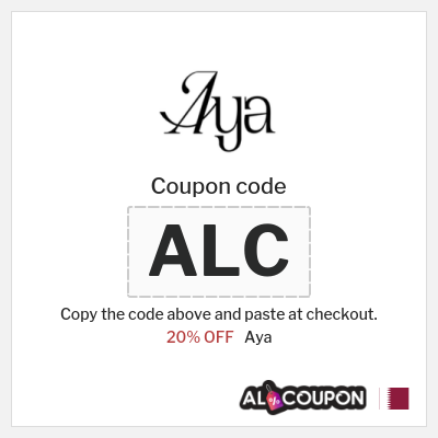 Aya Coupon (C90) Aya App Coupon Code on All Products