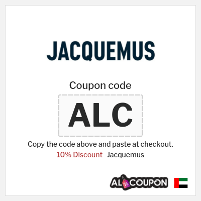 Coupon for Jacquemus (ALC) 10% Discount