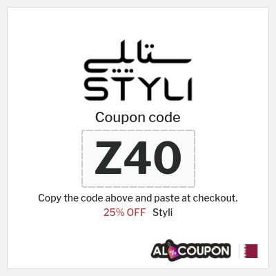 Coupon discount code for Styli 25% OFF