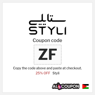 Coupon discount code for Styli 25% OFF