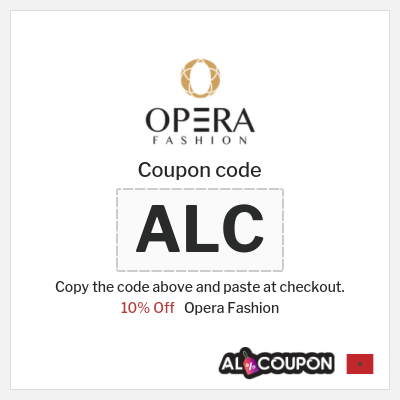 Coupon discount code for Opera Fashion Verified 10% Coupon Codes