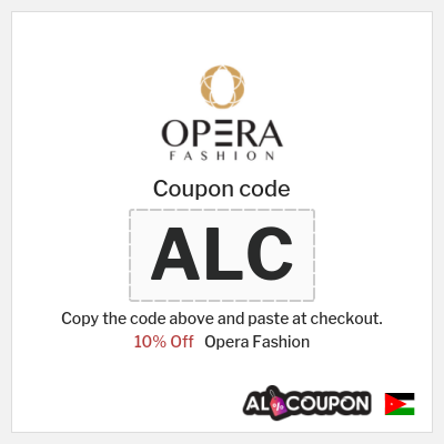 Opera Fashion Coupon (ALC) Opera Fashion Promo Code 2026