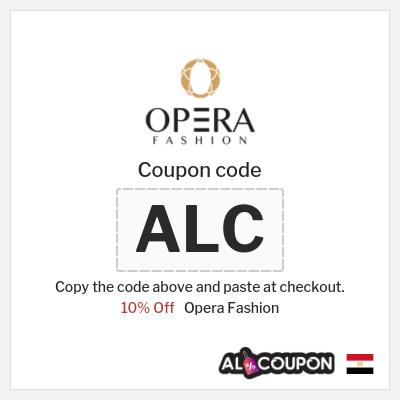 Opera Fashion Coupon (ALC) Opera Fashion Promo Code 2026
