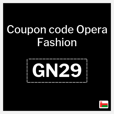 Coupon for Opera Fashion (GN30) 10% Discount + Free Shipping