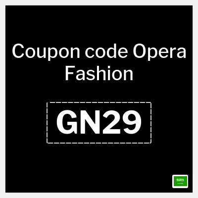Coupon for Opera Fashion (GN30) 10% Discount + Free Shipping