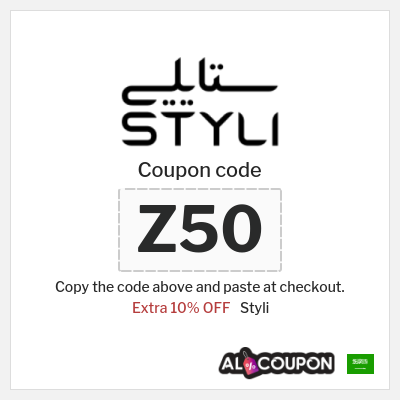 Coupon for Styli (JM) Extra 10% OFF