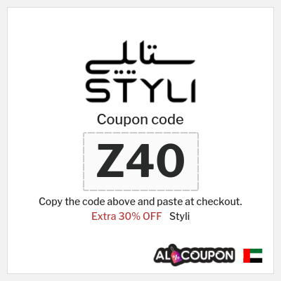 Styli Coupon (Z40) Styli Coupon Code 2026