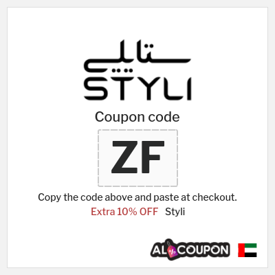 Coupon for Styli (ZF) Extra 10% OFF