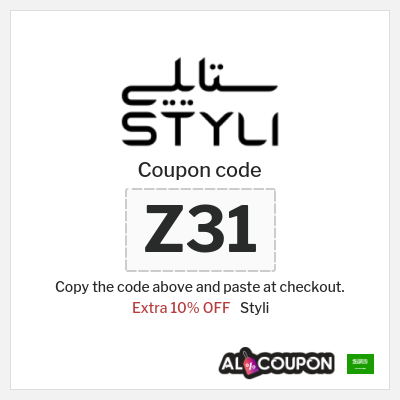 Coupon for Styli (RY) Extra 10% OFF