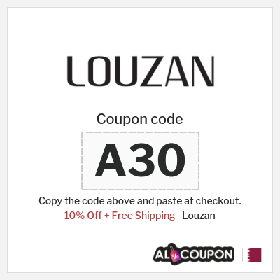 Louzan Coupon (A30) Louzan Coupon Code 2026