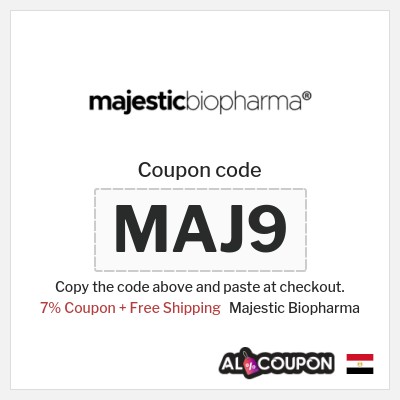 Coupon for Majestic Biopharma (MAJ9) 7% Coupon + Free Shipping