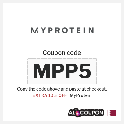 Coupon for MyProtein (ALCOUPON5) EXTRA 10% OFF