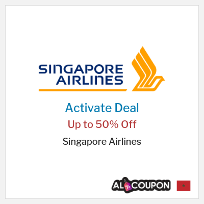 Special Deal for Singapore Airlines Up to 50% Off