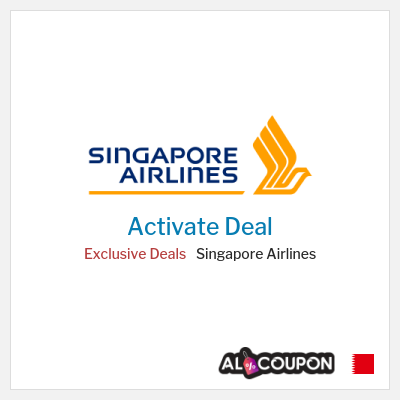 Special Deal for Singapore Airlines Exclusive Deals