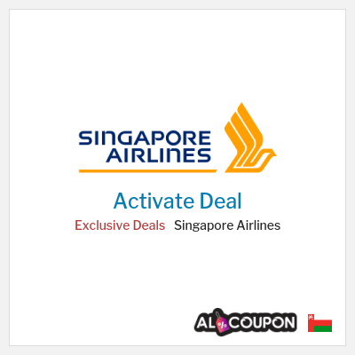 Special Deal for Singapore Airlines Exclusive Deals